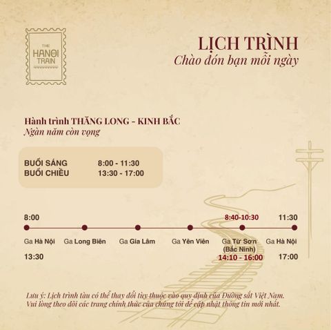 HÀ NỘI TRAIN TOUR