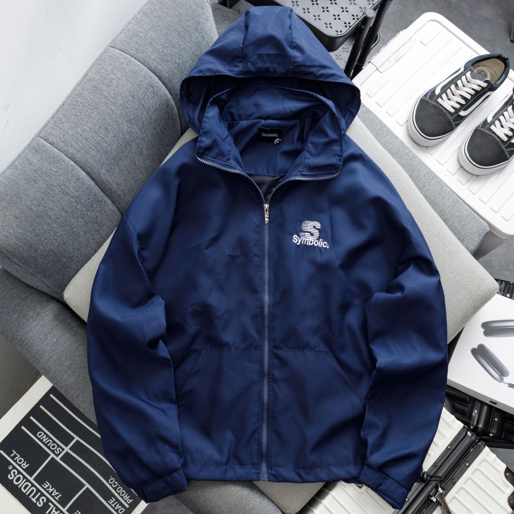 Áo khoác dù nhẹ chống nắng Camping Jacket Symbolic giấu nón