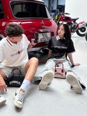 Symbolic Mess Polo áo Polo ngắn tay phối viền