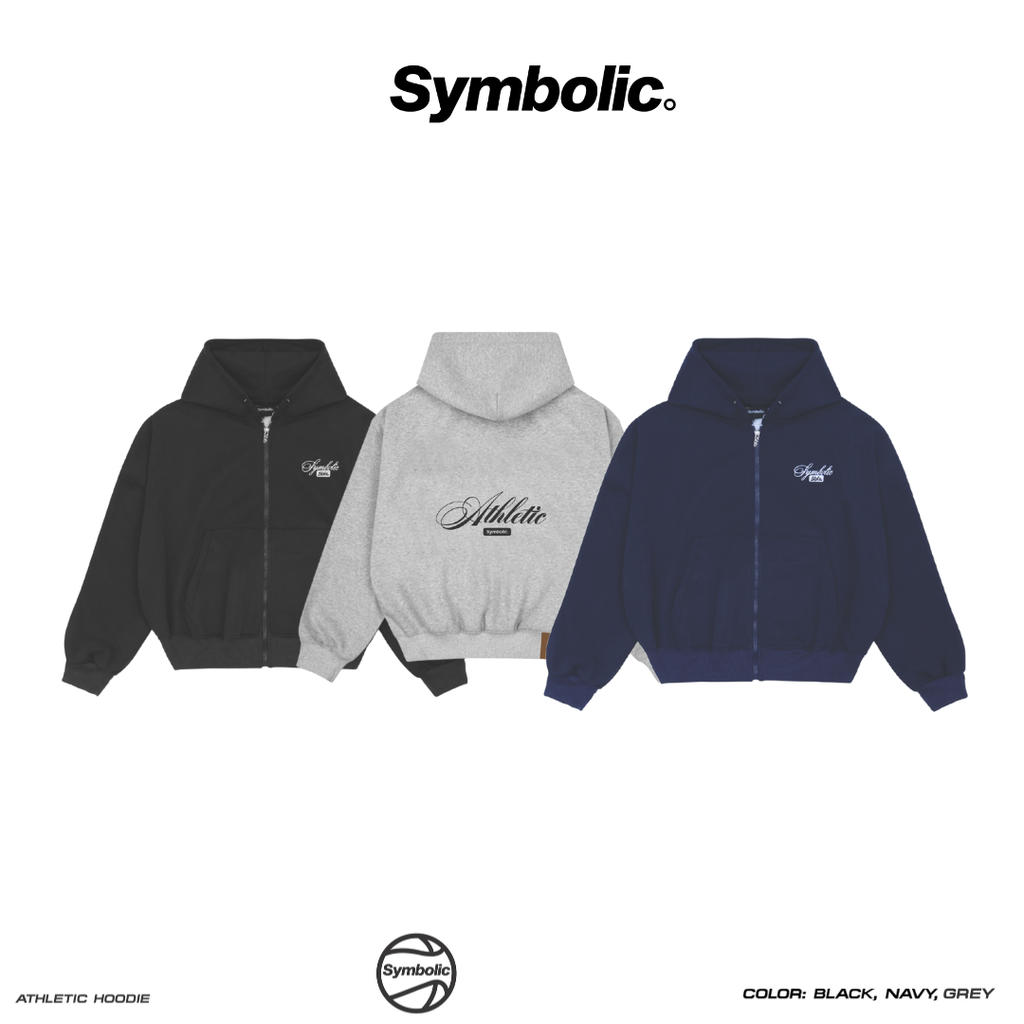 Symbolic Athetic Hoodie Zip
