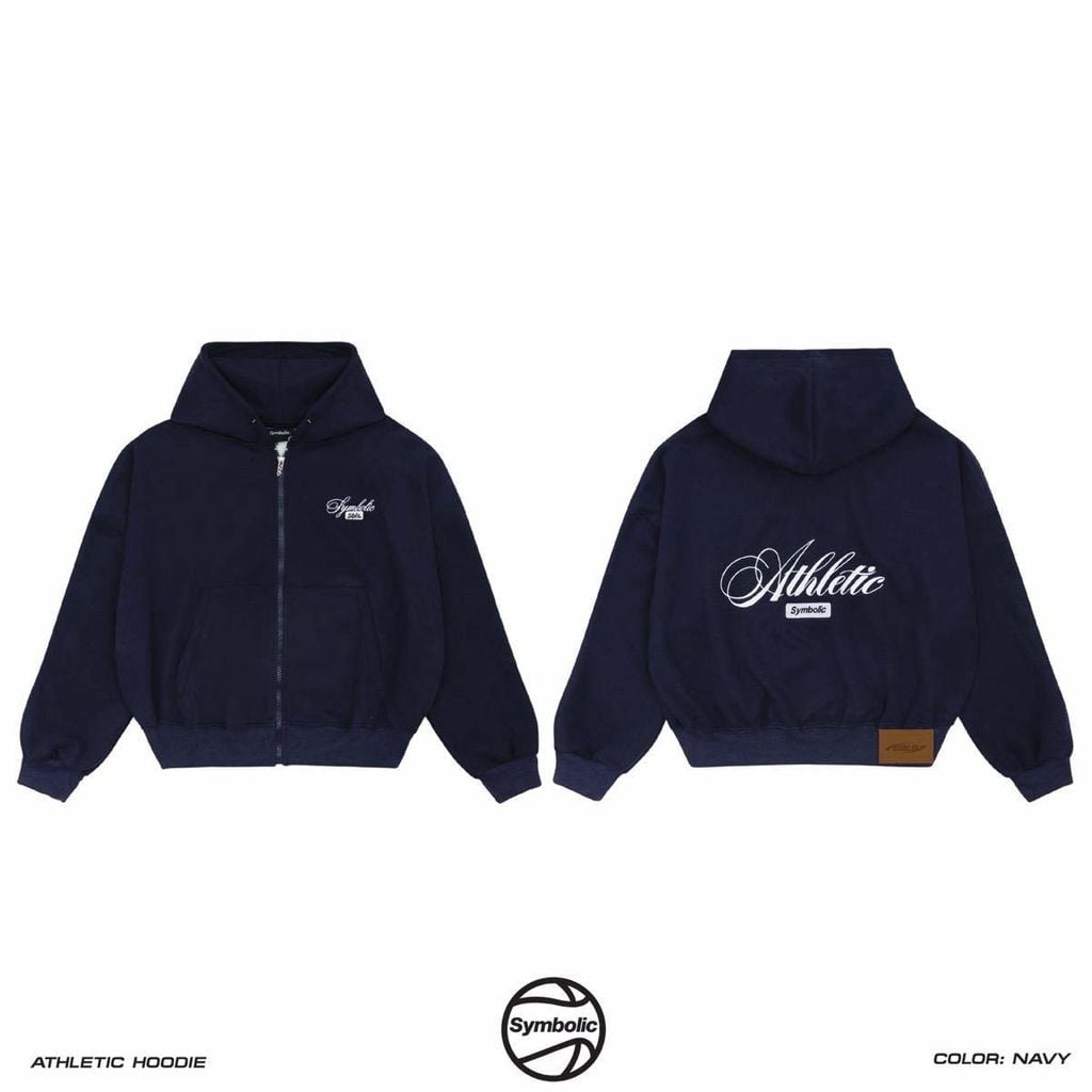 Symbolic Athetic Hoodie Zip