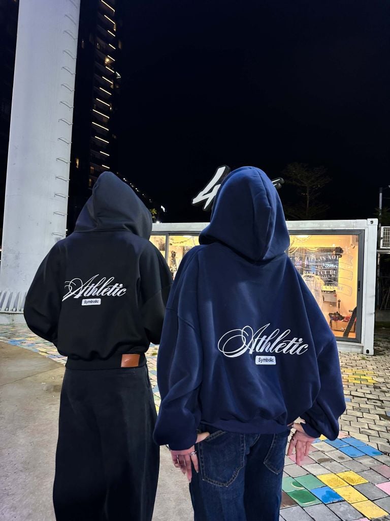 Symbolic Athetic Hoodie Zip