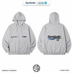Áo Merchan Hoodie Zip Symbolic vải nỉ chân cua dày