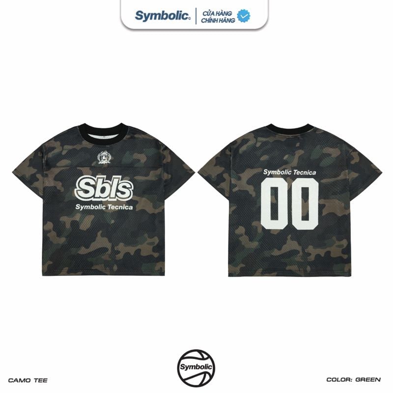 Áo thun Camo Mesh Big logo Symbolic