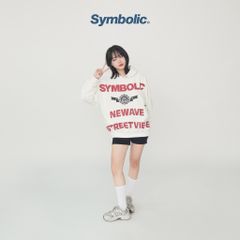 Symbolic Big Quote Oversized Hoodie