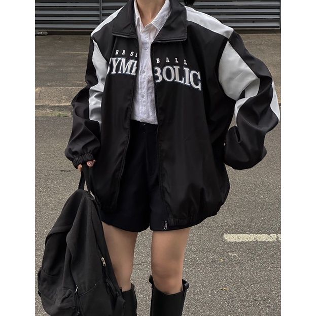 Symbolic Stamp Track Jacket