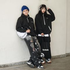 Áo khoác dù Nylon Halfzip Jacket Symbolic