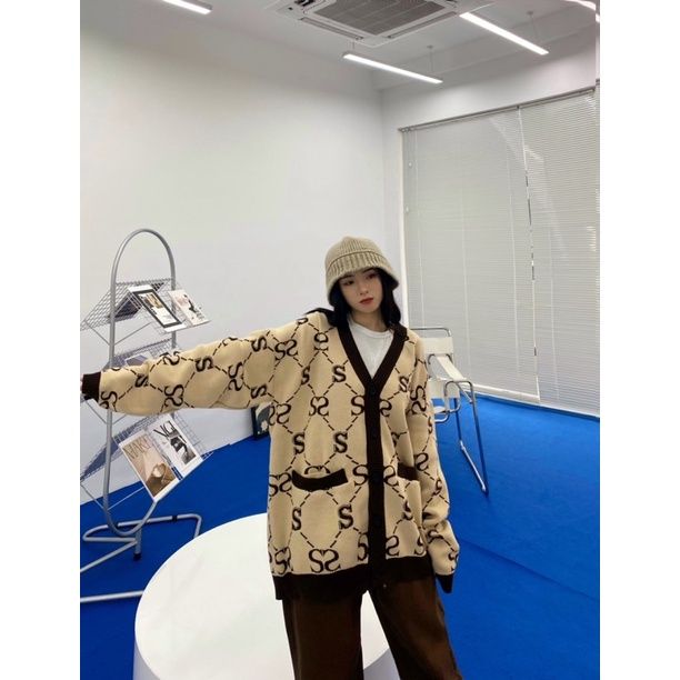 Monogram Cardigan (hàng đặt trước)