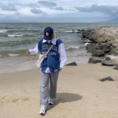 Symbolic Fullzip Varsity Jacket ( áo khoác bomber)