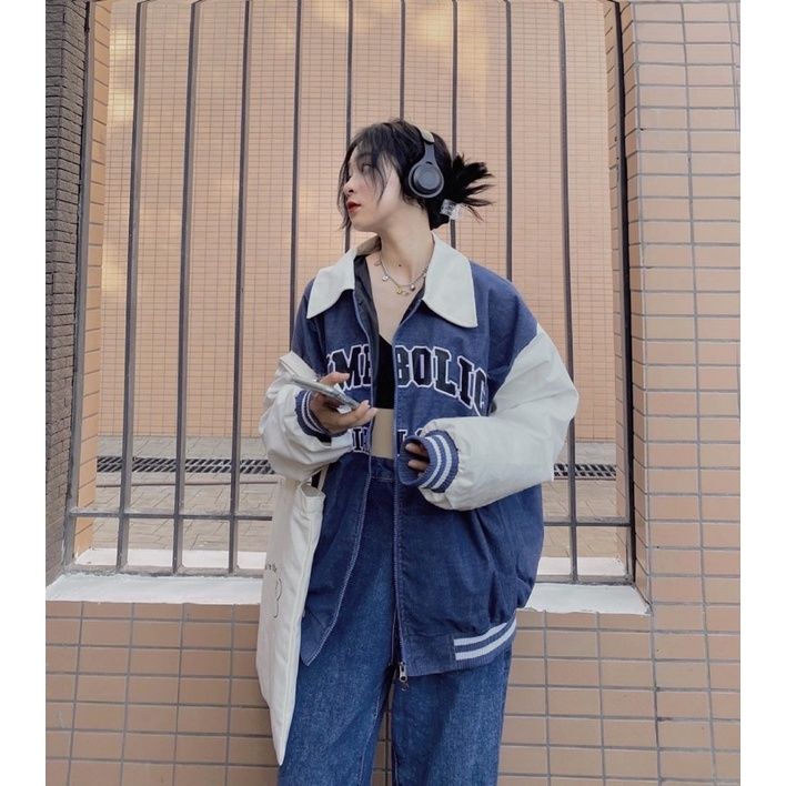 Symbolic Fullzip Varsity Jacket ( áo khoác bomber)