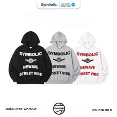 Symbolic Big Quote Oversized Hoodie
