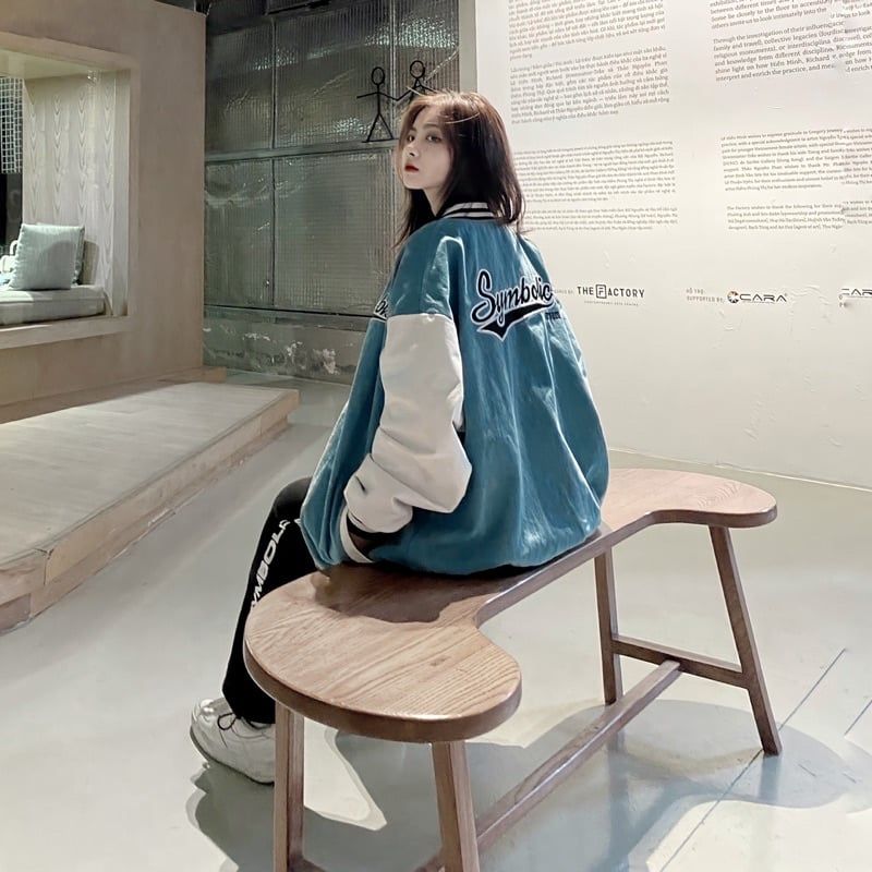 Symbolic Baseball Jacket (áo khoác varsity bomber)