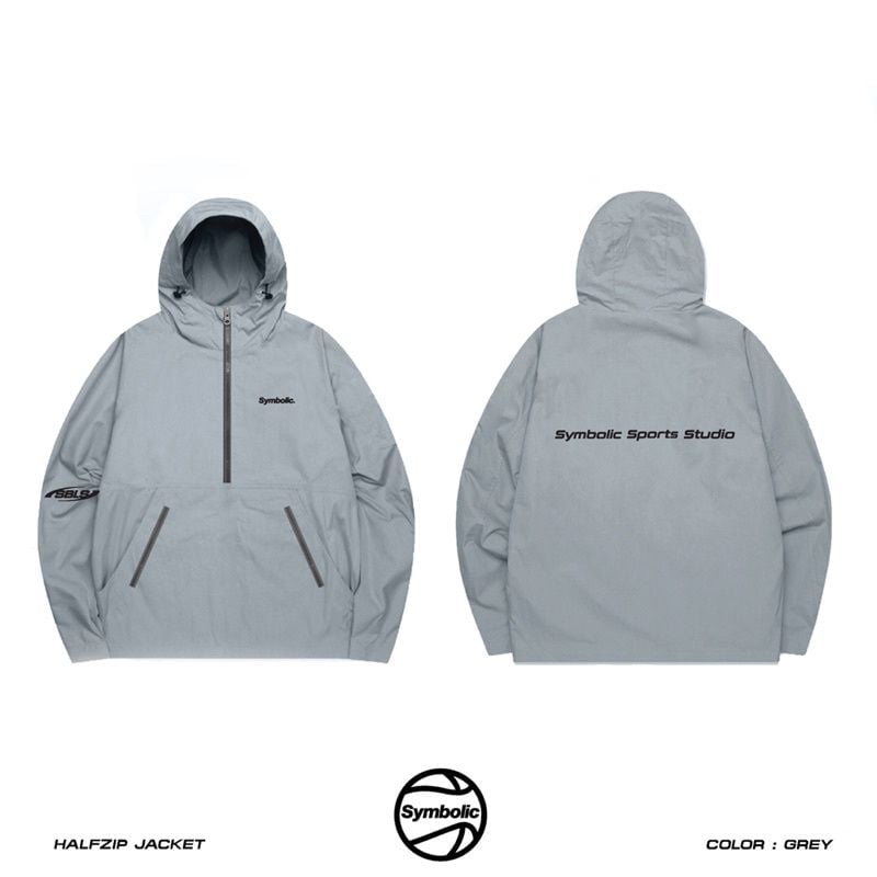 Áo khoác dù Nylon Halfzip Jacket Symbolic