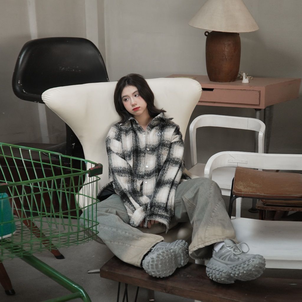 Áo Flannel sơmi Jacket Symbolic