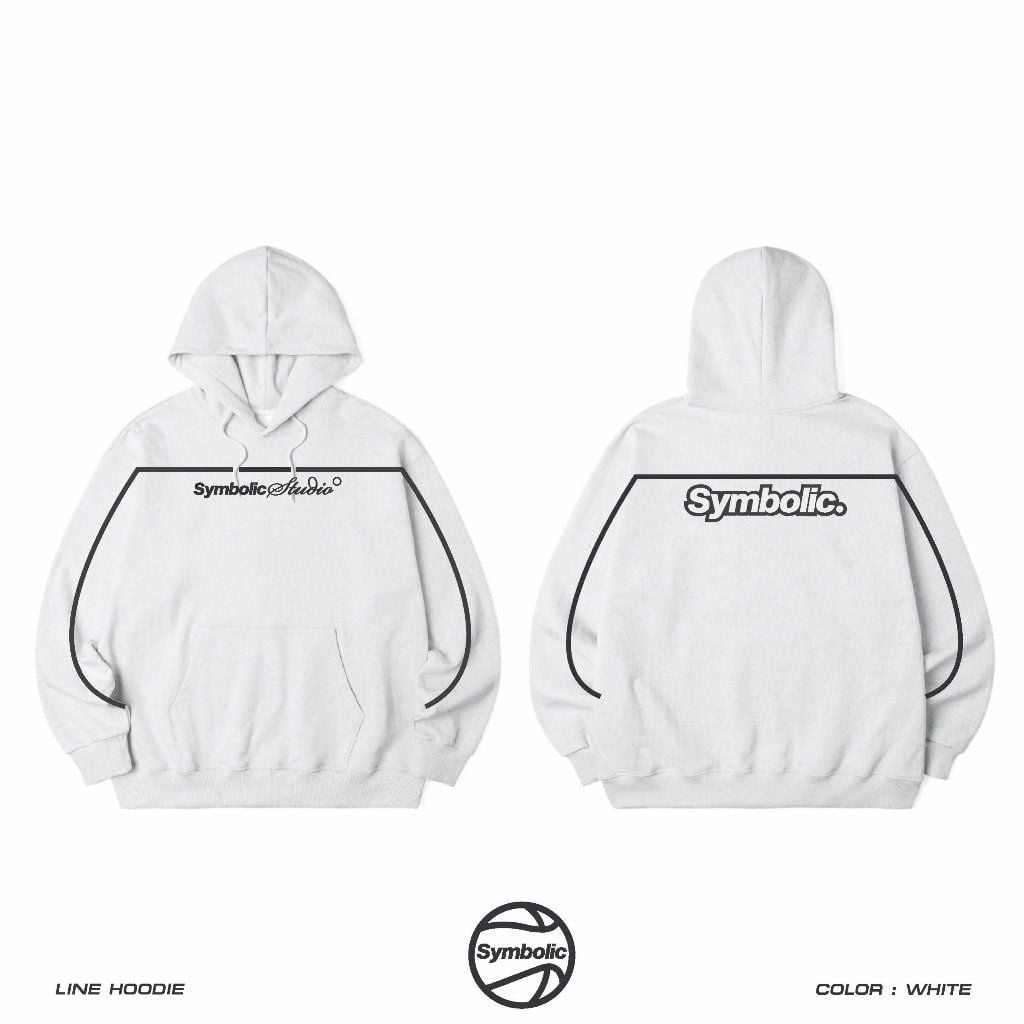 Áo Hoodie Line Oversize Symbolic form cánh dơi