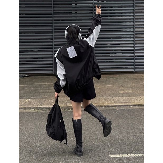 Symbolic Stamp Track Jacket