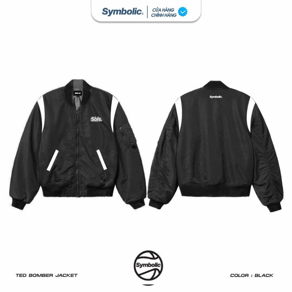 Áo Khoác Bomber TED Chần Phao Jacket Symbolic
