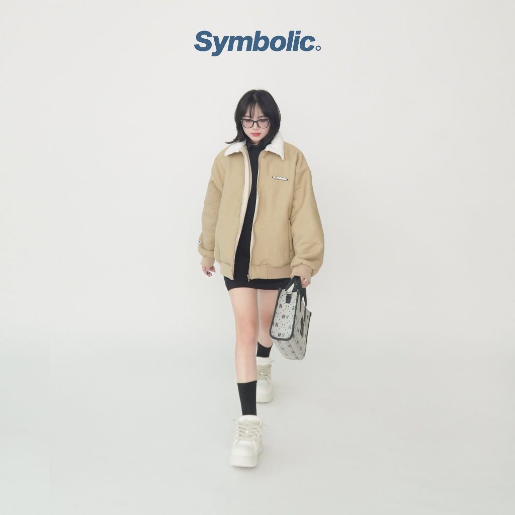 Symbolic Wool Kaki Jacket Symbolic Lót Lông Fur