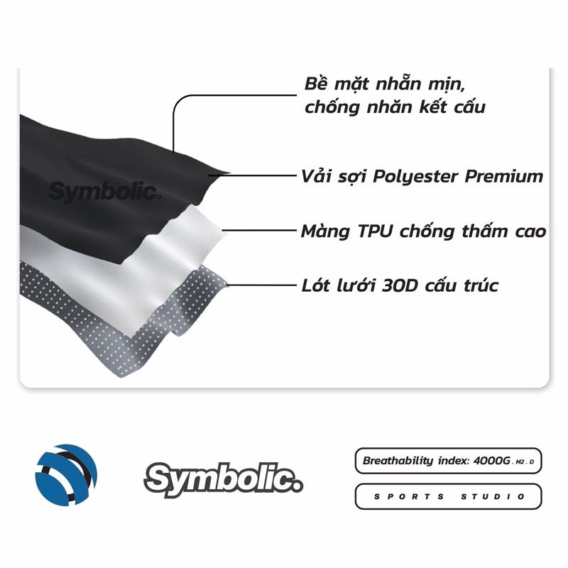 Áo khoác dù Raglan Jacket Symbolic