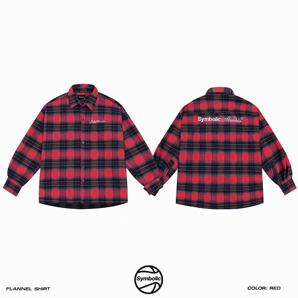 Flannel Shirt Symbolic Áo sơmi mỏng khoác ngoài