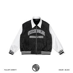 Symbolic Fullzip Varsity Jacket ( áo khoác bomber)