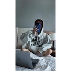 Symbolic Cross Hoodie Zip Jacket