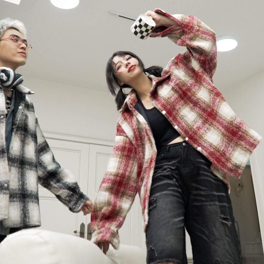 Áo Flannel sơmi Jacket Symbolic