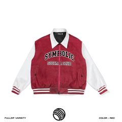 Symbolic Fullzip Varsity Jacket ( áo khoác bomber)