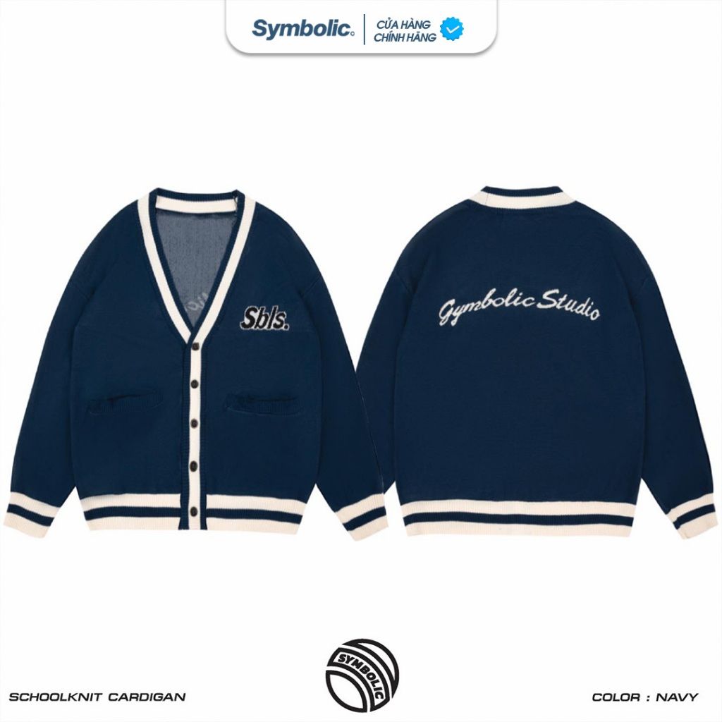 Áo Cardigan Len Schoolknit Symbolic