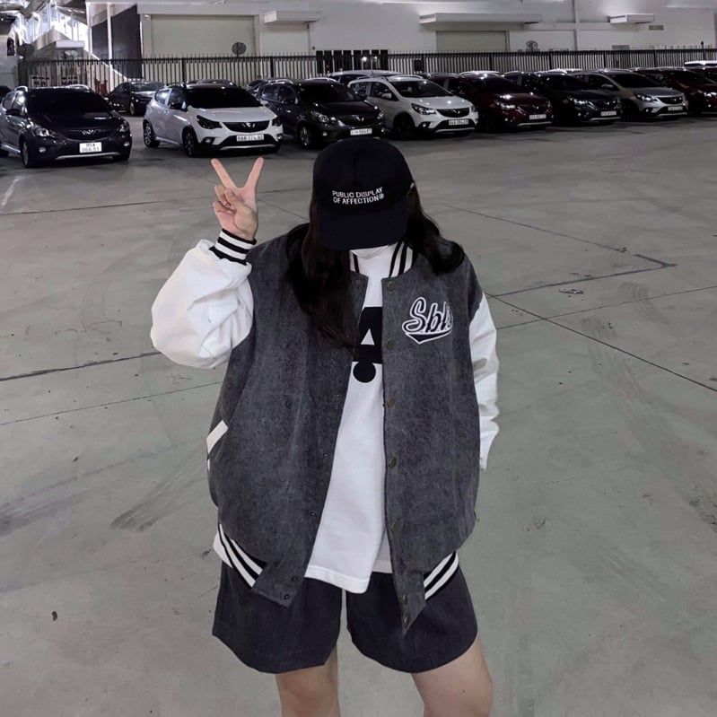Symbolic Baseball Jacket (áo khoác varsity bomber)