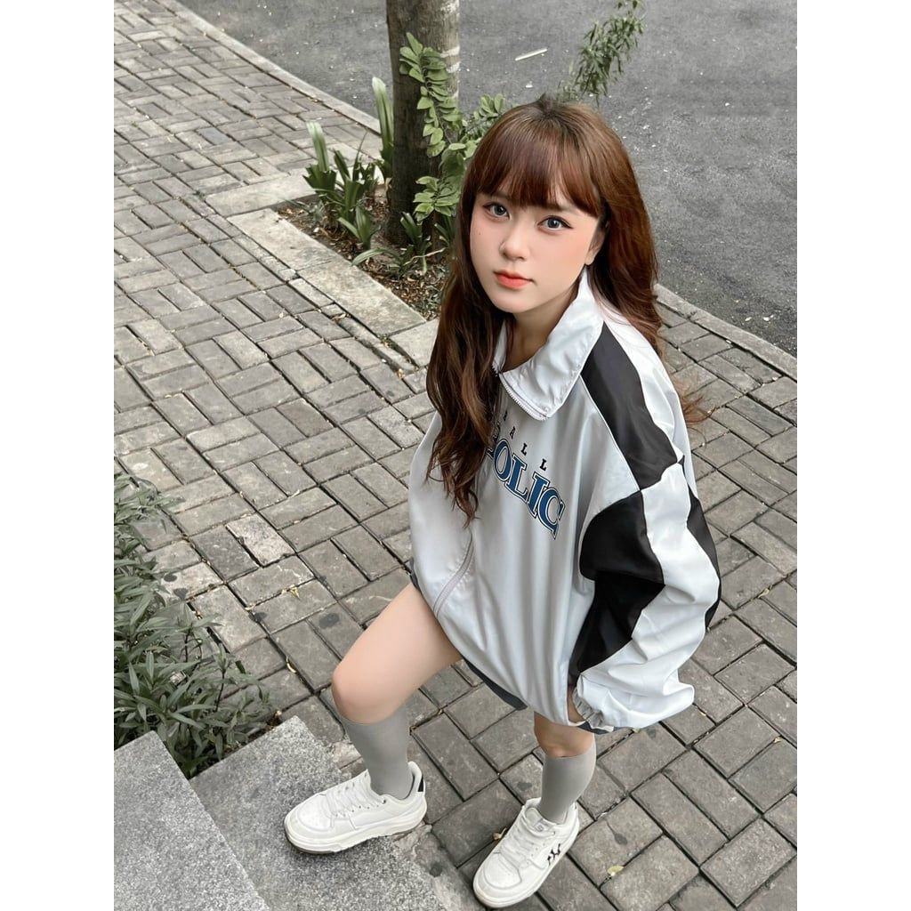 Symbolic Stamp Track Jacket