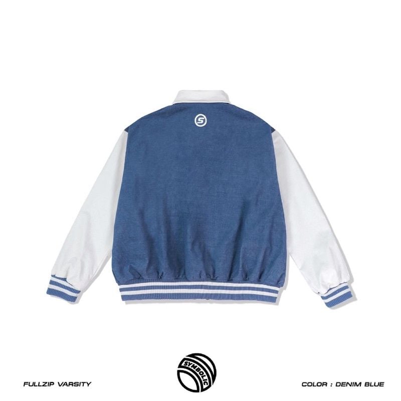 Symbolic Fullzip Varsity Jacket ( áo khoác bomber)