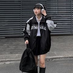 Symbolic Stamp Track Jacket