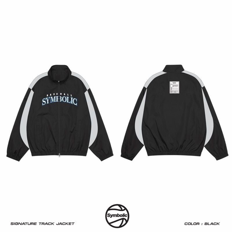 Symbolic Stamp Track Jacket