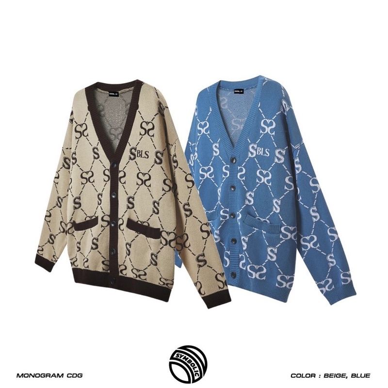 Monogram Cardigan (hàng đặt trước)