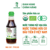  Nước tương mật hoa dừa Organic Sokfarm 200ml - dòng ít muối 