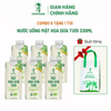  [COMBO 6 HỘP - Tặng túi giữ nhiệt] Mật hoa dừa tươi Organic Sokfarm 330ml - UHT Single 