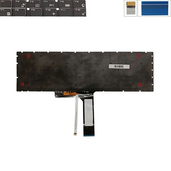  Bàn phím MSI GS Stealth GS70 US Phím đen Chữ trắng Đèn Số Không khung & GE62 GS60 GS72 GE72 (ORG -) 