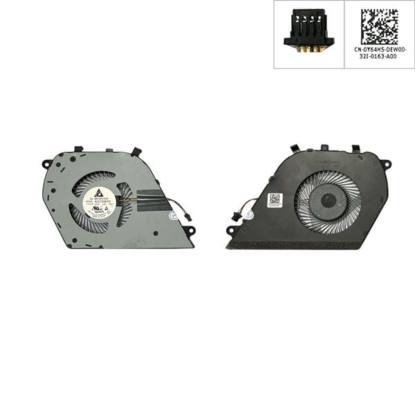  Quạt Dell Inspiron 15 7000 0Y64H5 5V 0,5A 4 chân CPU & 15 7570 7573 (ORG +) 