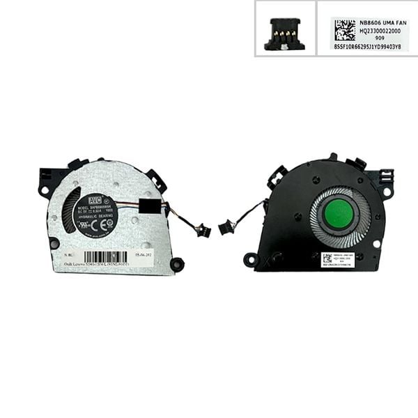  Quạt Lenovo IdeaPad S540 15IWL 5F10S13884 5V 0,5A 4 chân CPU & S540 15IML (ORG +) 