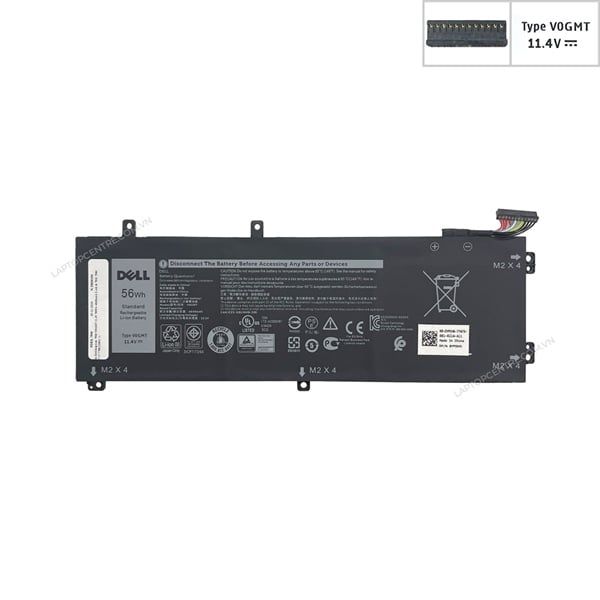  Pin Dell Inspiron 7500 V0GMT 11,4V 56Wh 4649mAh 3 cell & 7501 7590 G7 17 7700 (ORG +) 