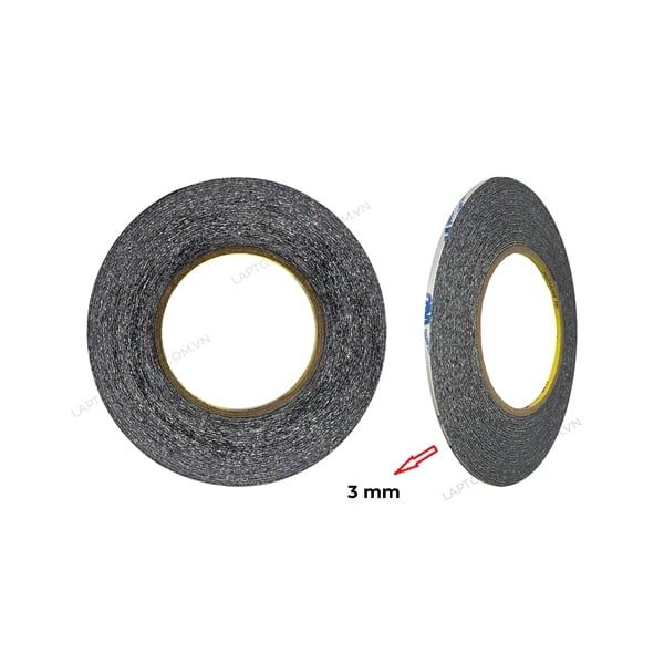  Băng dính 3M keo đen (Rộng 3mm Dày 0.015mm Dài 10m) 
