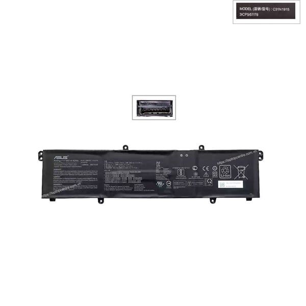  Pin Asus Expertbook B1 B1400 C31N1915 15,4V 42Wh 3640mAh 3cell & L1400DA (ORG +) 