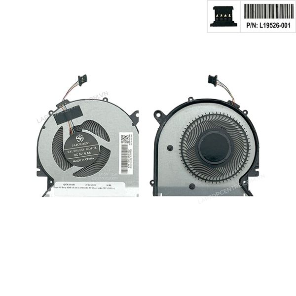  Quạt HP Envy X360 13 AH L19526-001 5V 0,5A 4 chân CPU (ORG +) 
