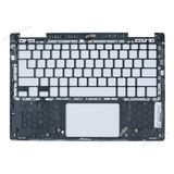  Vỏ C Dell Inspiron 360 độ 7373 0P12RP US Ghi Đậm Kim loại Nẹp cao su ở bản lề. 