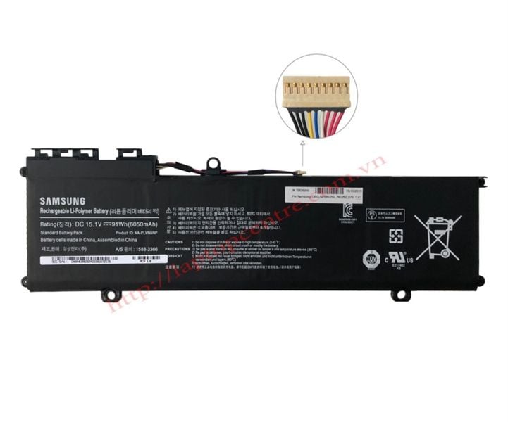  Pin Samsung NP880Z5E A PLVN8NP 15,1V 91Wh 6026mAh 9cell & NP780Z5E 870Z5G (ORG +) 