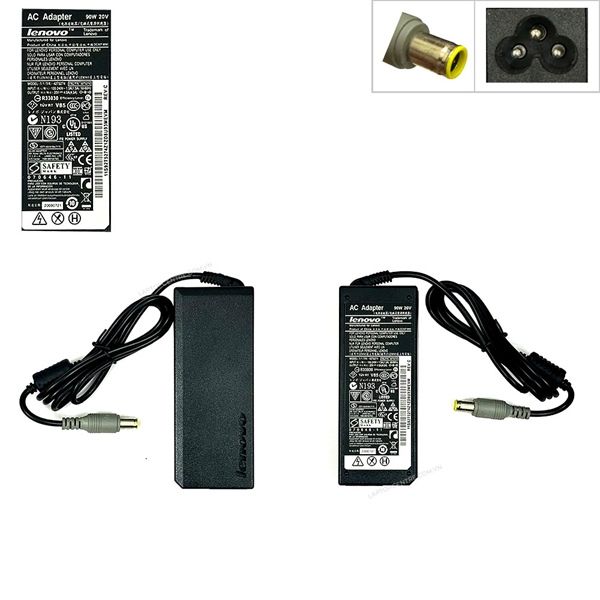  Sạc Lenovo T510 90W 20V 4,5A 7.4*5.0 Chân tròn kim to Chữ nhật & T520 T530 (OEM+) 