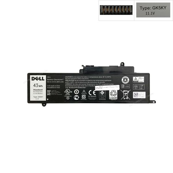  Pin Dell Inspiron 7347 GK5KY 11,1V 43Wh 3874mAh 3cell & 7348 3147 3148 7352 7359 (ORG +) 