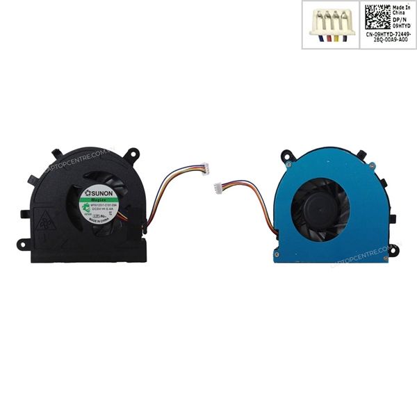  Quạt Dell Latitude E5530 09HTYD 5V 0,4A 4 chân CPU (HCP +) 
