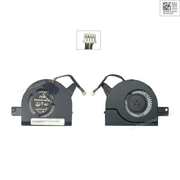  Quạt Dell Latitude E5580 09VK27 5V 0,4A 4 chân CPU & E5590 Precision 3520 3530 (ORG +) 